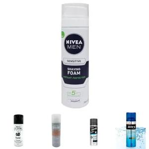 니베아 쉐이빙 폼 면도 크림 털 수염 면도 쉐이빙 젤/남성/거품/턱수염/면도폼/피부/자극/베임/상처/예방