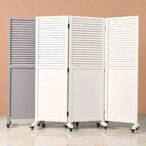[simplys]패널 갤러리 이동형 바퀴 파티션 (1790) 가림막 원목 이동식 접이식 인테리어 칸막이