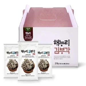 [남원김부각]해누리 전통 찹쌀 김부각 70g * 3봉 선물세트