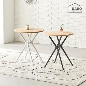 [무료배송] 라로퍼니처 로하스 650 원형 부부 티 테이블 야외용 탁자