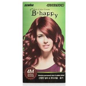[HY39KG84_55]세화 헤어염색약 비해피 레드 브라운 4M