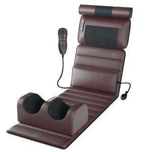 침대 안마기 가정용 가죽 전신 접이식 지압