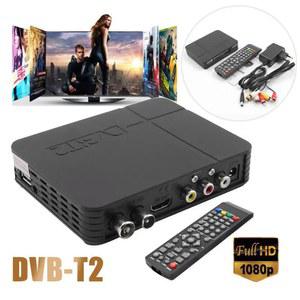 DVB T2 방송 TV 튜너 박스 지상 리시버 1080P HD 디지털 PVR K2 MPEG 2/4 H.264 지지대 HDMI 리모컨 포함