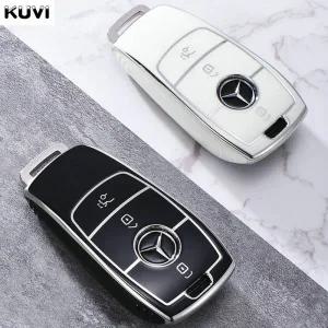 차키케이스 TPU 자동차 원격 키 케이스 커버 쉘 포브 메르세데스 벤츠 A C E S G 클래스 GLC CLE CLA GLB G