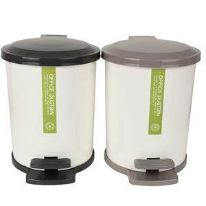 M 원형페달휴지통 (소) (색상랜덤) 사무실 학교 가정 쓰레기통