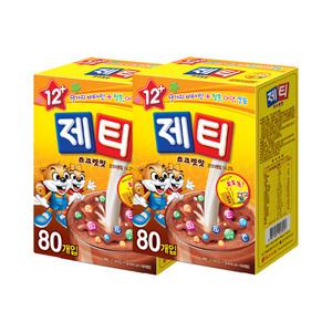 제티 초코스틱 80T x2개