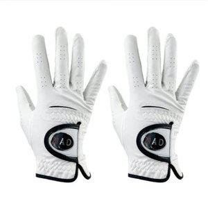 9LOVE 소프트 반양피 오른손 남성용 골프장갑 2장 세트 H