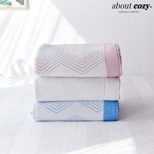 [킹 1+1] 어바웃코지 썸머웨이브 3중직 냉감쿨패드 (완벽더블 2장)