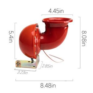 휘슬혼 ALLREY 자동차 경적 황소 전기 에어혼 격노 오토바이 트럭 크레인 매우 큰 12V