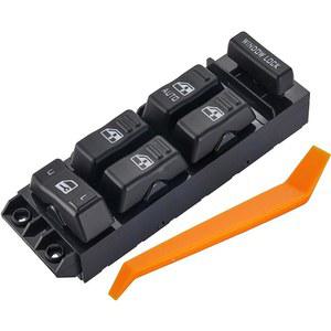 ZAPOSTS 파워 윈도우 스위치는 2001-2002 쉐보레 아발란체 1500 HD 2500 3500 교외 타호, GMC 시에라 유콘 캐딜락 에스컬레이드에 적합합니다. 운전석 측면 제어 도어 비디오리오 마스터 스위치.15062650 교체.