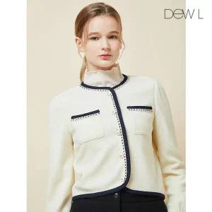 듀엘 [듀엘] 울 블렌드 자켓형 블라우스 IVD234MSC053