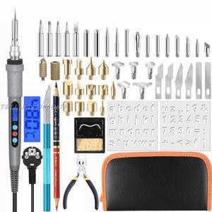 디지털인두기 3종세트 납땜 우드버닝툴 세트1 730내열식35W 정확한 한손 온도조절 3D펜
