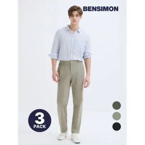 [벤시몽] 남성 시그니처 퍼펙트핏 쿨팬츠 3종세트 685519
