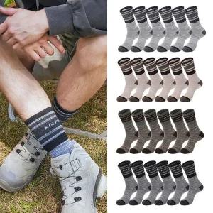 [아웃도어스/콜핑]콜핑 데일리워크 쿠션 크루 6족 베이지 등산 양말