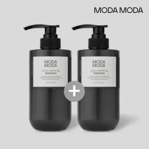 모다모다 (대용량 500ml) 네이쳐 리프레싱 무실리콘 트리트먼트 한정 2개 세트