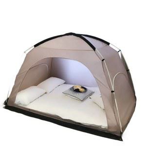 따수미텐트 실내 우풍 수면 360보온 회색 겨울 2x1 2m 이미지 캠핑 가정용 모델C