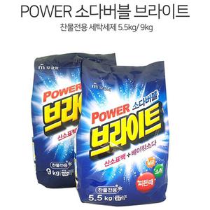 (세제5.5kg) 쿨샵 무궁화 파워브라이트 대용량세탁세제 소다 5.5kg/세제/세탁/비누/대용량/빨래/가루/락스/