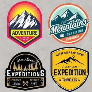 탐험 여행 자동차 사용 4X4 않습니다 오프로드 비닐 결코 캠핑을위한 탐험을 장식 중지하지 스티커 액세서리 방수 스티커는