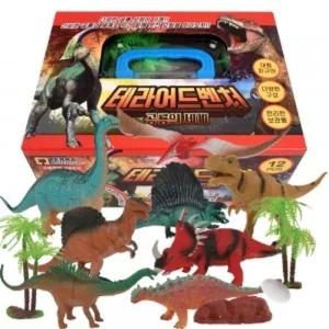 테라 어드벤처 피규어 보관함 세트 공룡의 세계/모형/동물/장난감/공룡/생물/미니어쳐/완구/교육용/교구