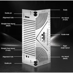 사각 스틸 접이식 정밀 앵글 아크 마킹 도구 파이프 벤딩 용접