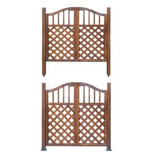 주택 대문 나무 목재 정원문 펜스 마당 도어 현관 112CM 단독주택 울타리 단독