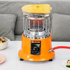 가스히터 가스난로 LPG 캠핑난로 휴대용난로 실외용히터 소형난로 무동력팬 대형 콘히터