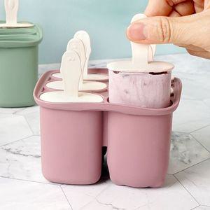 실리가든 국산 실리콘 아이스크림틀 얼음틀 몰드 6구