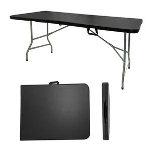 칼루스 브로몰딩 테이블 1800 블랙 접이식/야외/이동식/테라스/캠핑/행사용/사무용
