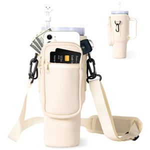 [몬킨] 스탠리텀블러 보냉백 손잡이형 호완 파우치 텀블러가방 물병크로스백