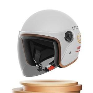 귀여운 스쿠터 헬멧 바이크 고양이귀 특이한 살구색 라이딩 사계절 투명 반모 전동킥보드