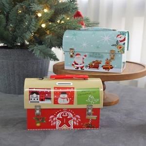 크리스마스 틴 가방 저금통 Ver2 (루돌프/쿠키)