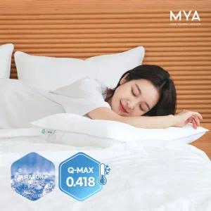 [마이아]국내생산 25년 듀라론 100% 냉감 패드 SS+냉감 베개커버 1장 세트