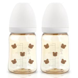 하이비 아기 젖병 170ml 볼빵곰 화이트 2개 젖꼭지 S
