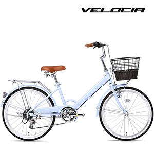 2025 벨로시아 클래식 여성용 자전거 로제떼 22인치 7단 완조립