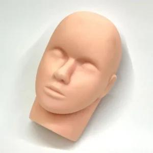 속눈썹 메이크업 연습용 실리콘 얼굴 마네킹 모형 연 (WFGG3MH)