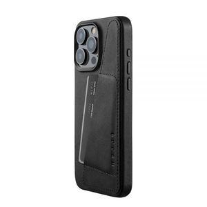 Mujjo 가죽 지갑 폰 케이스 - 아이폰 15 프로 맥스에 적합 MagSafe 호환 카드 포켓이 있는 프리미엄 유럽