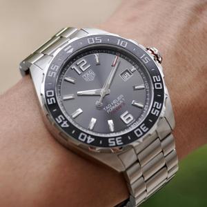 태그호이어 포뮬러1 데이트 오토매틱 남성 메탈시계 WAZ2011.BA0842