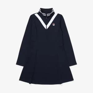 [휠라](광주신세계)[FILA] 테니스 반집업 기모 원피스 (FS2OPF4351F_INA)