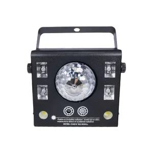 클럽 미러볼 미니 LED 무대 조명 4in1 다기능 KTV 룸 레이저 스트로브 염료 반짝반짝 노래방