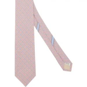 페라가모 프린트 간치니 타이 784165 351254007