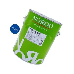 노루 슈퍼에나멜 플러스 순청색 유광 4L 유성도료 상도페인트 외부용페인트