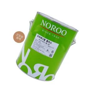 노루 슈퍼에나멜 플러스 온돌용 황색 유광 4L 유성페인트 목재페인트 알키드수지