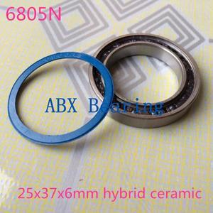 호환 6805N 6805RD SI3N4 하이브리드 세라믹 베어링 25X37X6  25376 자전거 바퀴 하단 브래킷 수리 BB51