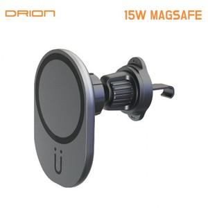 DRION 드리온 최대 15W 맥세이프 마그네틱 차량용 미니 무선 고속 충전기 DR-MAG-CWC1 케이블 미포함
