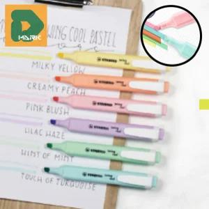 형광마커 세트 포인트 팁 필기 예쁜 부드러운 스터디 텍스트 독서 공부 표시 컬러 마킹 학생 다색 노트