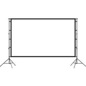 야외용스크린 150인치 이중스탠드 대형접이식 텐트 100인치 와이드 영화관 강의