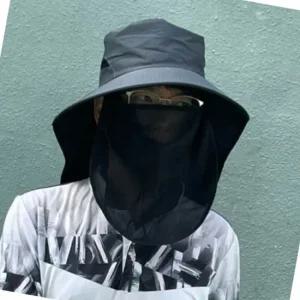 햇빛가리개 모자 다크그레이 낚시용 바캉스 UV차단