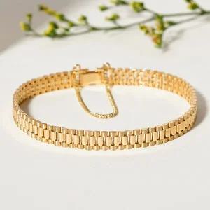 [골드앤] 14K 워치링크 팔찌 소