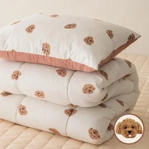 [올리비아데코] 먼지없는 강아지 오공이 차렵이불(S)