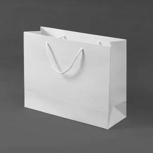 메이마운틴 가로형 쇼핑백 화이트 30X25CM 종이쇼핑백